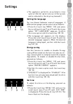 Предварительный просмотр 21 страницы Grundig GKI 1120 B User Instructions