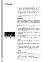 Предварительный просмотр 22 страницы Grundig GKI 1120 B User Instructions