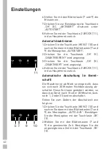 Preview for 62 page of Grundig GKI 1120 B User Instructions