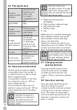 Предварительный просмотр 22 страницы Grundig GKN16220FX User Instructions