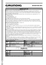 Preview for 48 page of Grundig GKND 5311 User Manual