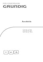 Preview for 1 page of Grundig GKNE 4780 Instruction Manual