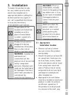 Preview for 11 page of Grundig GKNG1691DG User Instructions