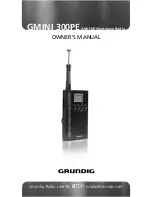 Предварительный просмотр 1 страницы Grundig GMINI 300PE Owner'S Manual