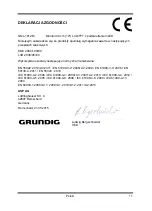 Preview for 57 page of Grundig GML-1912M Owner'S Manual