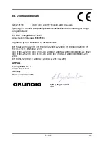 Preview for 71 page of Grundig GML-1912M Owner'S Manual