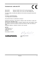 Preview for 43 page of Grundig GML-2010E Owner'S Manual