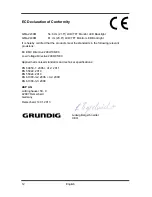 Preview for 14 page of Grundig GML-2230M Owner'S Manual