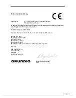 Preview for 30 page of Grundig gml-2810u Owner'S Manual