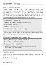 Preview for 14 page of Grundig GMS3160 User Manual