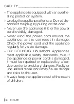 Preview for 18 page of Grundig GMS3160 User Manual