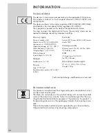 Preview for 32 page of Grundig GPF 6870 User Manual