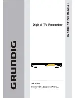 Grundig GPVR1250 Instruction Manual предпросмотр