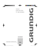 Preview for 1 page of Grundig GPVR3250HD Manual