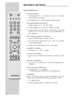 Preview for 82 page of Grundig GR 37-102 User Manual