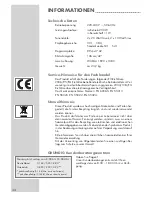 Preview for 98 page of Grundig GR 37-102 User Manual