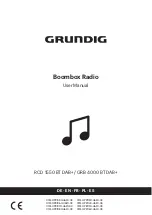 Preview for 1 page of Grundig GRB 4000 BT DAB+ User Manual