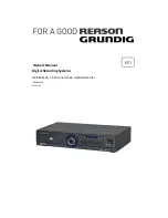 Предварительный просмотр 1 страницы Grundig GRH-K1104B Owner'S Manual