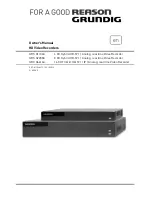 Предварительный просмотр 1 страницы Grundig GRT-K1104A Owner'S Manual