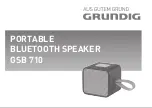 Предварительный просмотр 1 страницы Grundig GSB 710 User Manual