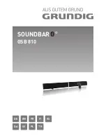 Grundig GSB 810 User Manual предпросмотр