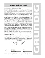 Preview for 52 page of Grundig GSC 100 User Manual