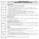 Preview for 113 page of Grundig GSC 110 Manual