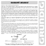 Preview for 114 page of Grundig GSC 110 Manual