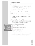 Preview for 75 page of Grundig GSC 510 Manual