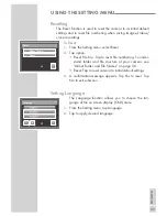 Preview for 115 page of Grundig GSC 510 Manual