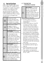 Предварительный просмотр 13 страницы Grundig GSN 10740XRN User Manual