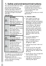 Предварительный просмотр 4 страницы Grundig GSN 30710 DW User Manual