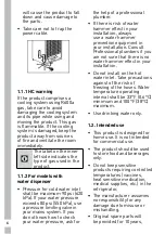 Предварительный просмотр 6 страницы Grundig GSN 30710 DW User Manual