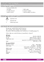 Preview for 4 page of Grundig GSS HAMS 400 Assembly Instruction Manual