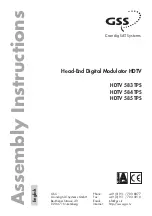 Предварительный просмотр 1 страницы Grundig GSS HDTV 583 TPS Assembly Instructions Manual