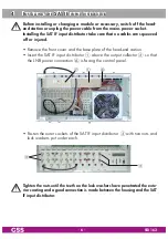 Preview for 6 page of Grundig GSS SID 162 Assembly Instruction Manual