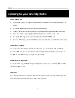 Preview for 6 page of Grundig GTB59 Instruction Manual