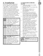 Preview for 13 page of Grundig GTN 38110 GCW User Instructions