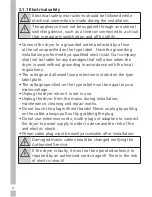 Preview for 6 page of Grundig GTN 39250 GCW User Instructions