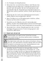 Предварительный просмотр 6 страницы Grundig GTS 38271GC User Manual