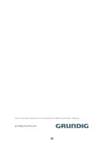 Preview for 21 page of Grundig GU-CI-AC5637T Quick Start Manual