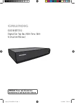 Grundig GUD1600TS1G Instruction Manual preview