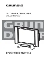 Grundig GULCD20S/DVD Operating Instructions Manual preview