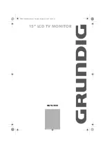 Preview for 1 page of Grundig GUVL1500 User Manual