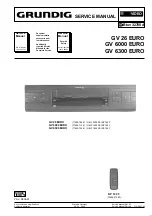 Предварительный просмотр 1 страницы Grundig GV 26 EURO Service Manual