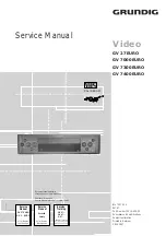 Preview for 1 page of Grundig GV 27 EURO Service Manual