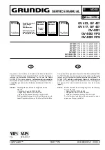 Preview for 1 page of Grundig GV 4001 Service Manual