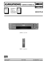 Grundig GV 411-2 Service Manual preview