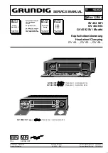 Grundig GV 4592 SV Service Manual preview