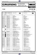 Предварительный просмотр 128 страницы Grundig GV 540 HIFI Service Manual